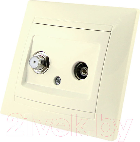 Изображение товара Розетка TDM Лама SQ1815-0761 (старинная бронза)