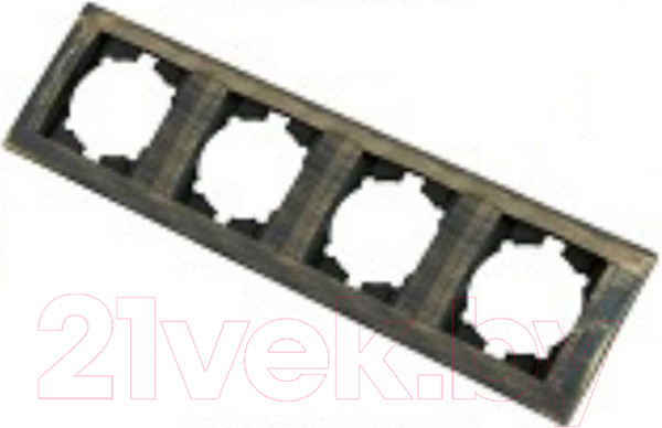 Изображение товара Рамка для выключателей и розеток TDM Лама SQ1815-0778 (старинная бронза)