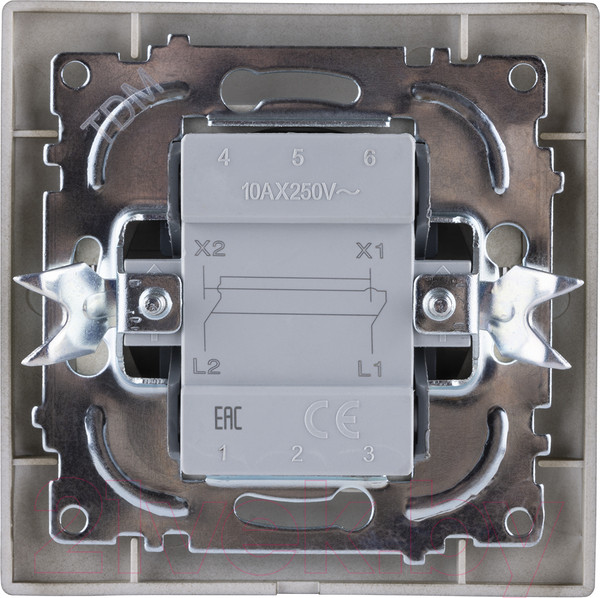 Изображение товара Выключатель TDM Лама SQ1815-0736 (бронза)