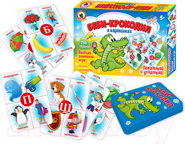 Изображение товара Настольная игра Русский стиль Беби-крокодил / RS-03720