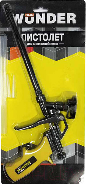 Изображение товара Пистолет для монтажной пены Wunder Профи тефлоновый