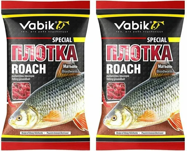Изображение товара Прикормка рыболовная Vabik Special Плотва Мотыль / 6699 (1кг)