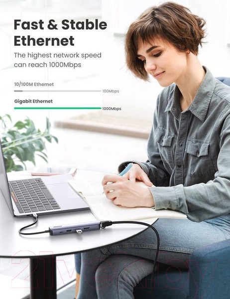 Изображение товара USB-хаб Ugreen CM418 / 10919