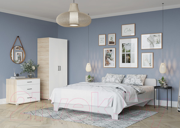 Изображение товара Каркас кровати Горизонт Мебель Victor (белый)