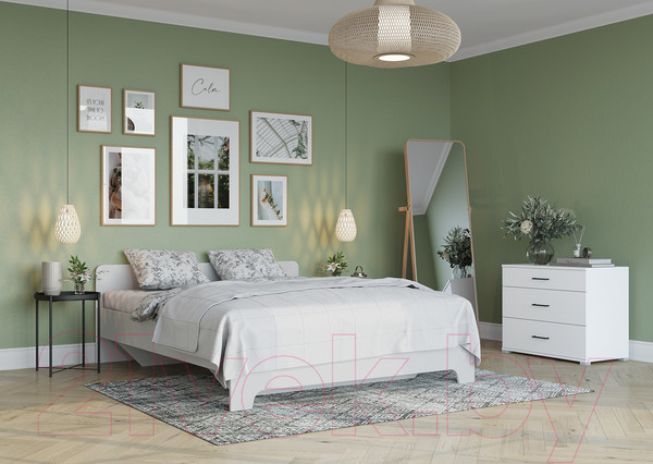 Изображение товара Каркас кровати Горизонт Мебель Victor (белый)