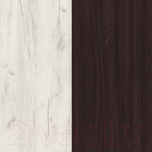 Изображение товара Шкаф Горизонт Мебель Вега 4-х ств. 2 ящика (прованс)