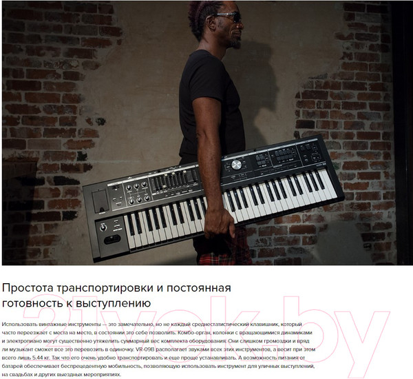 Изображение товара Синтезатор Roland VR-09-B