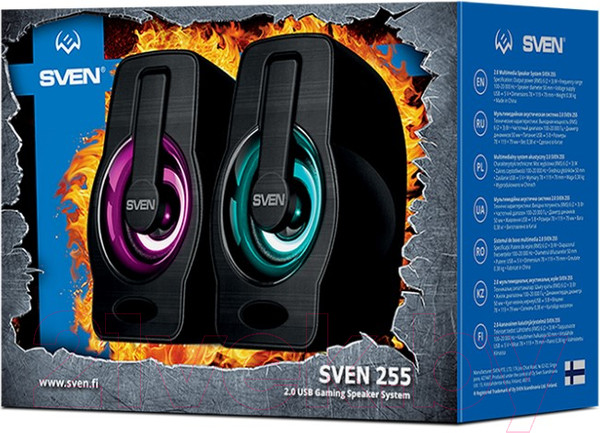 Изображение товара Мультимедиа акустика Sven 255 (черный)