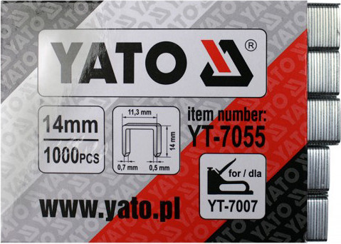 Изображение товара Скобы Yato YT-7055