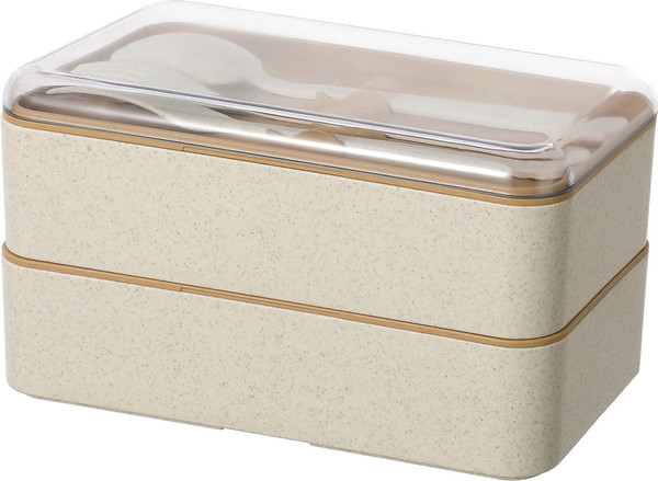 Изображение товара Ланч-бокс Miniso Bento Box / 1964 (кремово-белый)