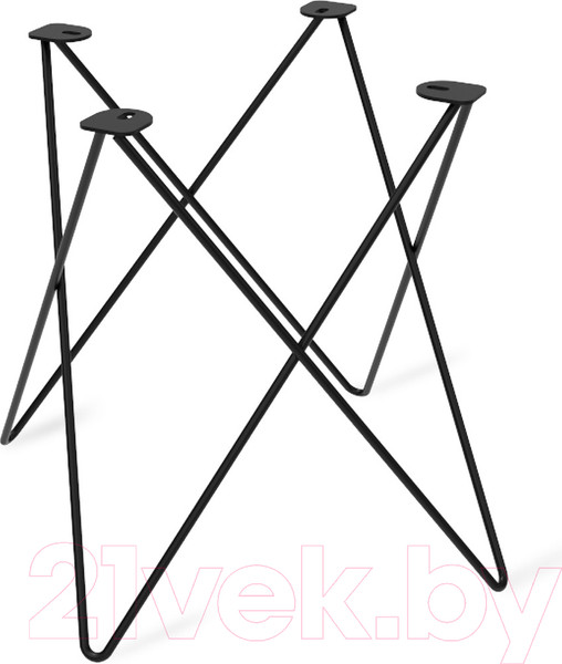 Изображение товара Журнальный столик Sheffilton SHT-TU37/ЛДСП 60x60 (черный муар/дуб сонома)