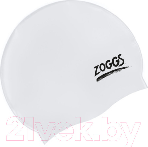 Изображение товара Шапочка для плавания ZoggS Silicone Cap / 300772 (белый)