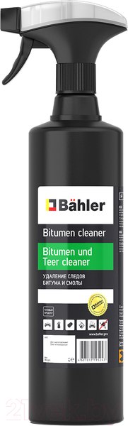 Изображение товара Очиститель битумных пятен Bahler Bitumen und Teer Cleaner / BTC-100-005 (500мл)