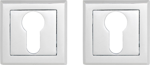 Изображение товара Накладка на цилиндр VELA DP-C Quadro (хром)