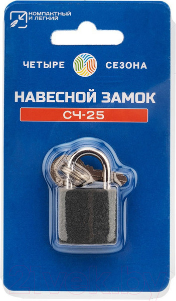 Изображение товара Замок навесной Четыре сезона СЧ-25 / 79-0002