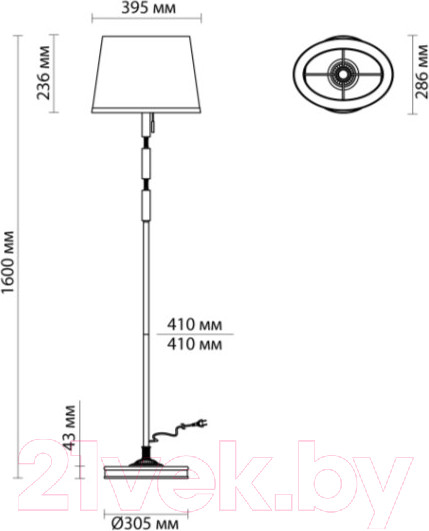 Изображение товара Торшер Odeon Light London 4894/1F