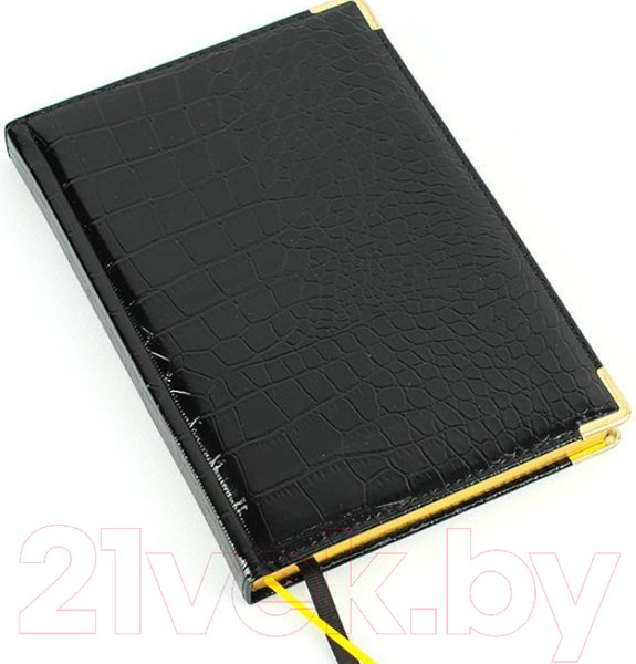 Изображение товара Ежедневник Канц-Эксмо Grand croco / ЕКП52015202 (152л, черный)