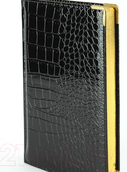 Изображение товара Ежедневник Канц-Эксмо Grand croco / ЕКП52015202 (152л, черный)
