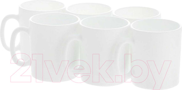 Изображение товара Набор кружек Luminarc Essence White N1230 (6шт)