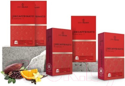 Изображение товара Кофе в капсулах Carraro Brew Black Decaff стандарта Nespresso (10x5.2г)