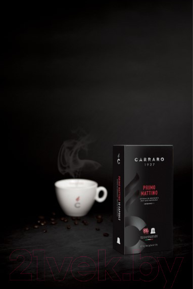 Изображение товара Кофе в капсулах Carraro Primo Mattino стандарта Nespresso (10x5.2г)