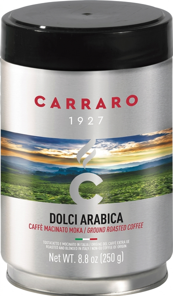 Изображение товара Кофе молотый Carraro Dolci Arabica 100% арабика (250г)