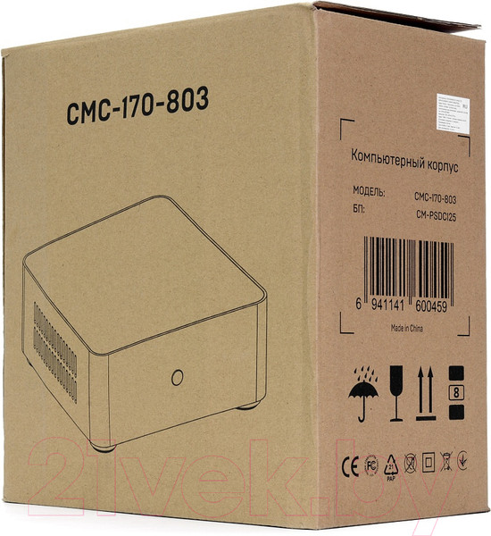 Изображение товара Корпус для компьютера Crown CMC-170-803 (CM-PSDC125)