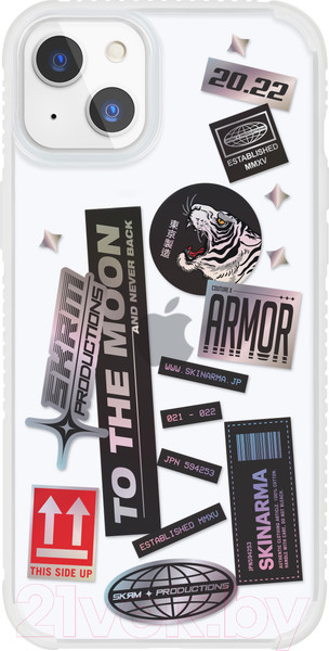 Изображение товара Чехол-накладка Skinarma Takusan для iPhone 13 (прозрачный)