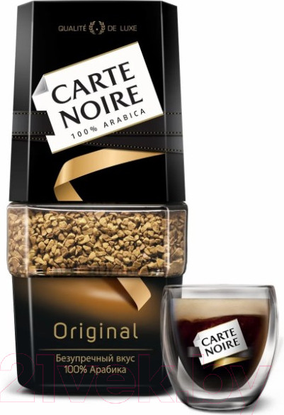 Изображение товара Кофе растворимый Carte Noire Натуральный (95г)
