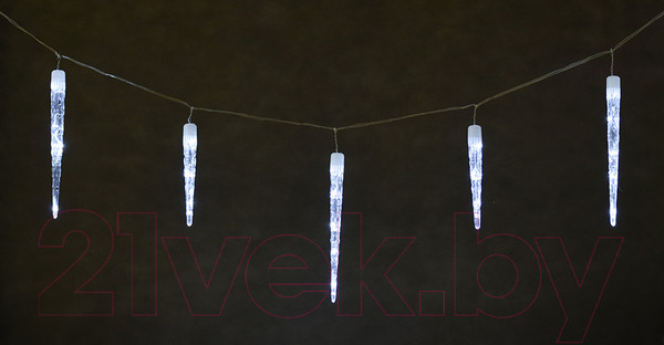 Изображение товара Светодиодная гирлянда VEGAS Сосульки 55131 (2.1м, белый)