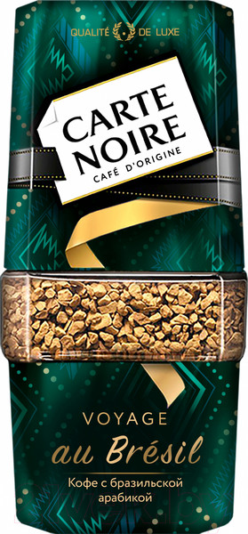 Изображение товара Кофе растворимый Carte Noire Voyage Au Bresil (90г)