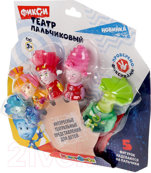 Изображение товара Пальчиковый кукольный театр Капитошка Фиксики / LXPT-FIX