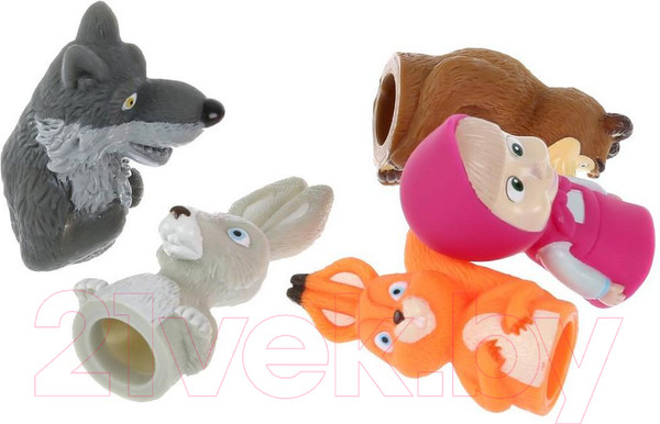 Изображение товара Пальчиковый кукольный театр Капитошка Маша и Медведь / ST-FT1801