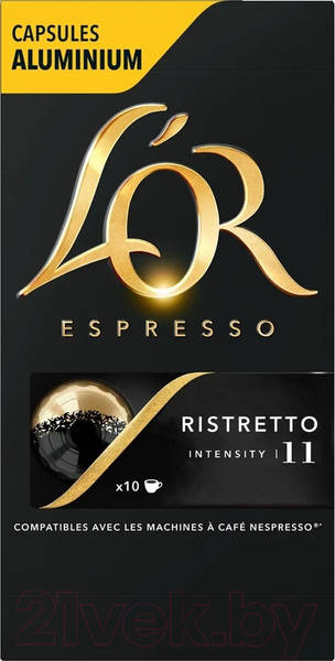 Изображение товара Кофе в капсулах L'OR Espresso Ristretto (10х52г)