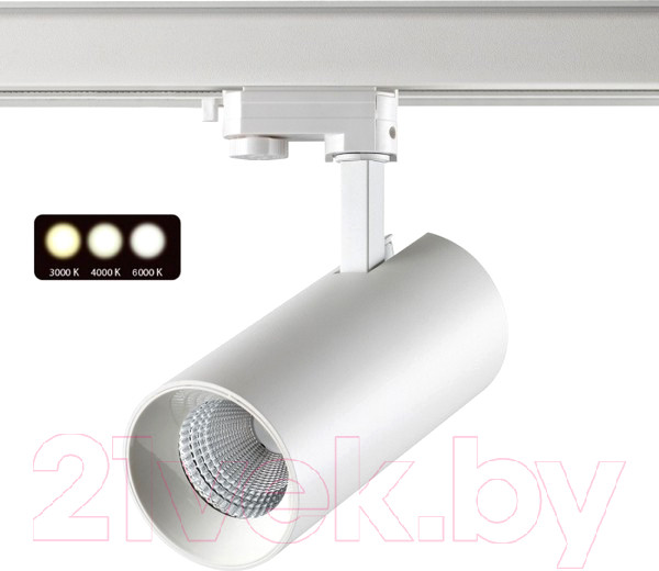 Изображение товара Трековый светильник Novotech Nail 358748 (белый)