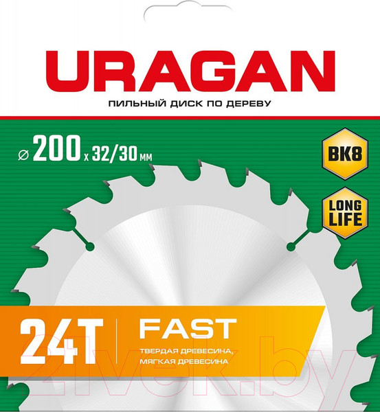 Изображение товара Отрезной диск Uragan 36800-200-32-24