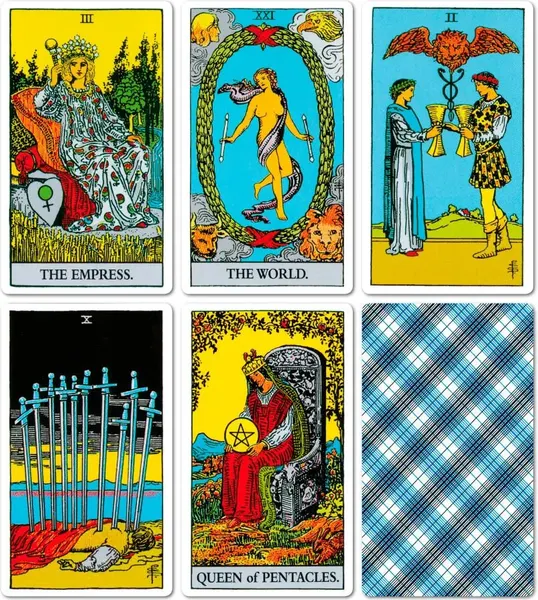 Изображение товара Гадальные карты U.S. Games Systems Rider-Waite Tarot Deck - Mini Edition / MR78