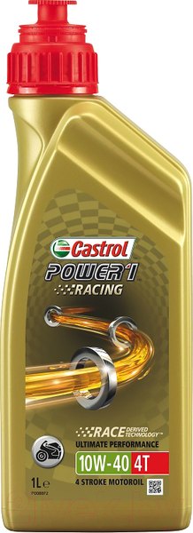 Изображение товара Моторное масло Castrol Power 1 Racing 4T 10W40 / 159ECE (1л)