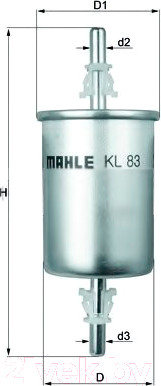 Изображение товара Топливный фильтр Knecht/Mahle KL83