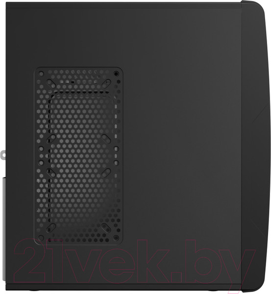 Изображение товара Корпус для компьютера HAFF 2808-U3 500W (черный/серебристый)