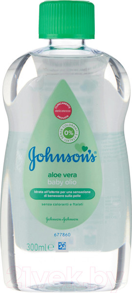 Изображение товара Косметическое масло детское Johnson's Baby Алоэ (300мл)