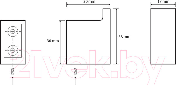 Изображение товара Крючок для ванной Bemeta Via 135006012