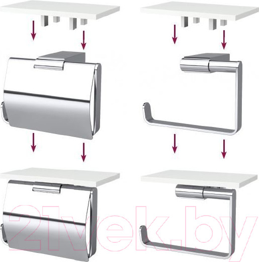Изображение товара Держатель для туалетной бумаги Bemeta VIA 131567032