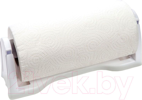 Изображение товара Держатель для бумажных полотенец в ванную Berossi АС 15501000 (снежно-белый, с полотенцем)