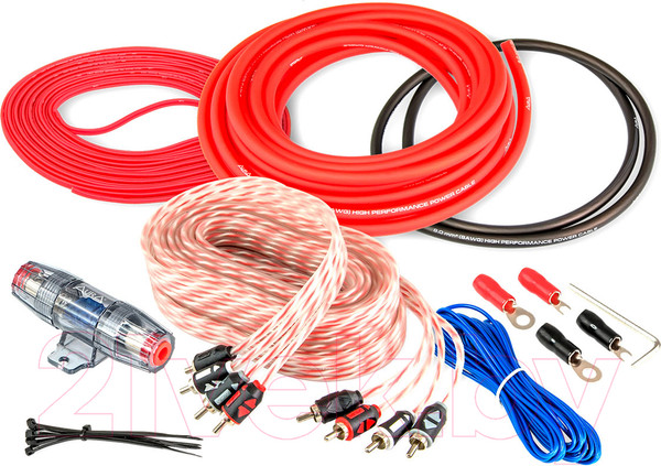 Изображение товара Набор для подключения автоакустики AURA AMP-2408