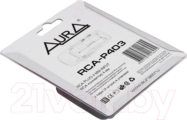 Изображение товара Коннектор AURA RCA-P403