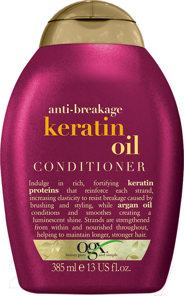Изображение товара Кондиционер для волос OGX Против ломкости волос с кератиновым маслом (385мл)