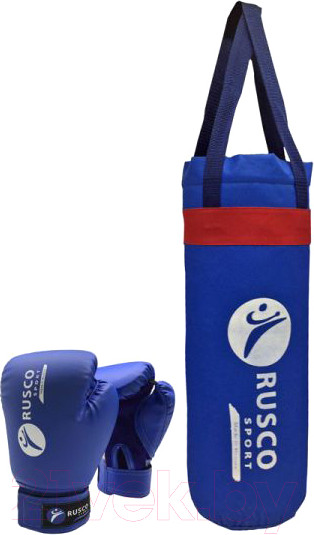Изображение товара Набор для бокса детский RuscoSport 6oz (синий)