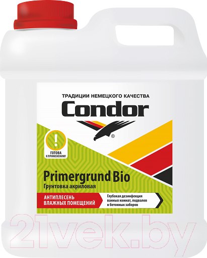 Изображение товара Грунтовка CONDOR Primergrund Bio (5кг)