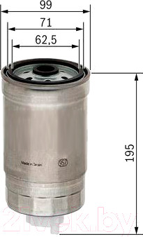 Изображение товара Топливный фильтр Bosch 1457434402